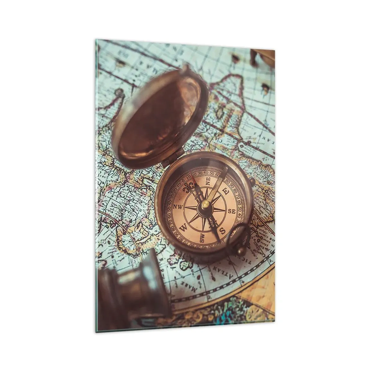 Tablou pe sticlă - Pentru aventurierul din tine - 80x120 cm