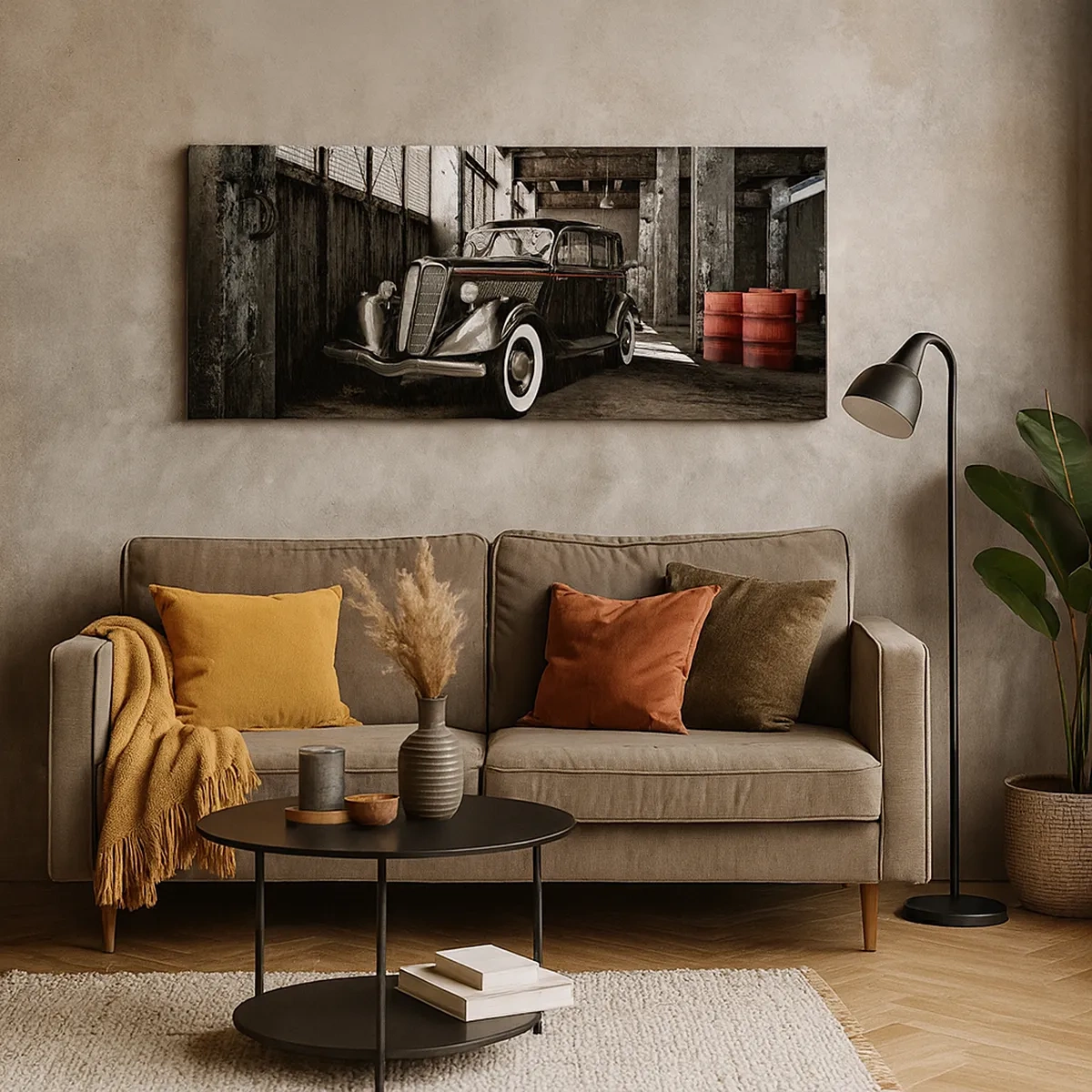 Tablou pe pânză - Eleganța eternă a anilor `30 - 30x30 cm