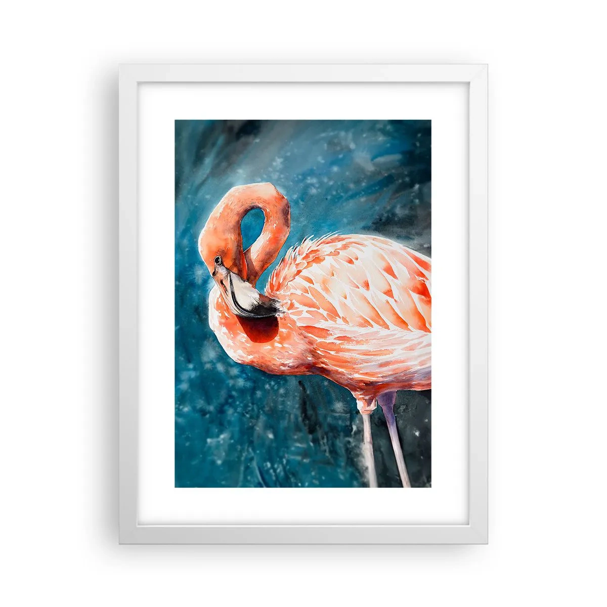 Poster în ramă albă - Decorativ prin natură - 30x40 cm