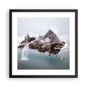 Poster în ramă neagră - Prin ochii unui suprarealist - 40x40 cm