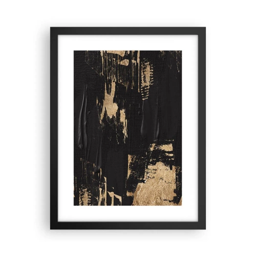 Poster în ramă neagră - O urmă de atingere - 30x40 cm