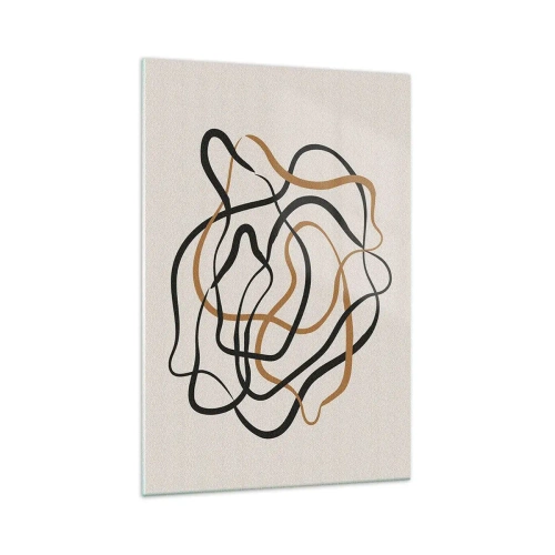 Tablou pe sticlă - Totul s-a încurcat - 70x100 cm