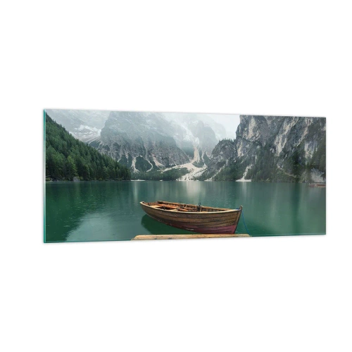 Tablou pe sticlă - Și frunțile mândre - 100x40 cm