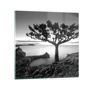 Tablou pe sticlă - Liniște până la orizont - 30x30 cm