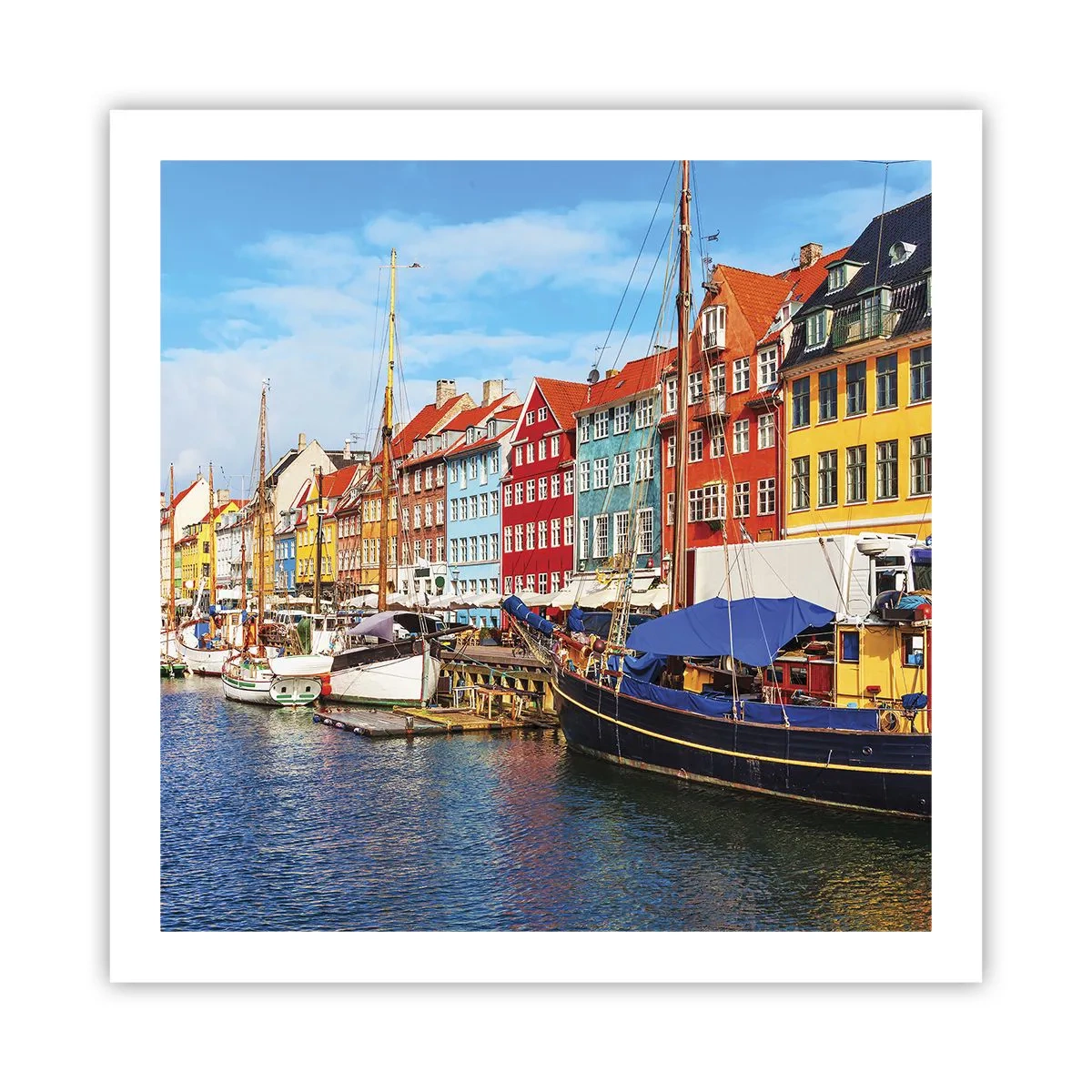 Poster - Portul vesel - 60x60 cm