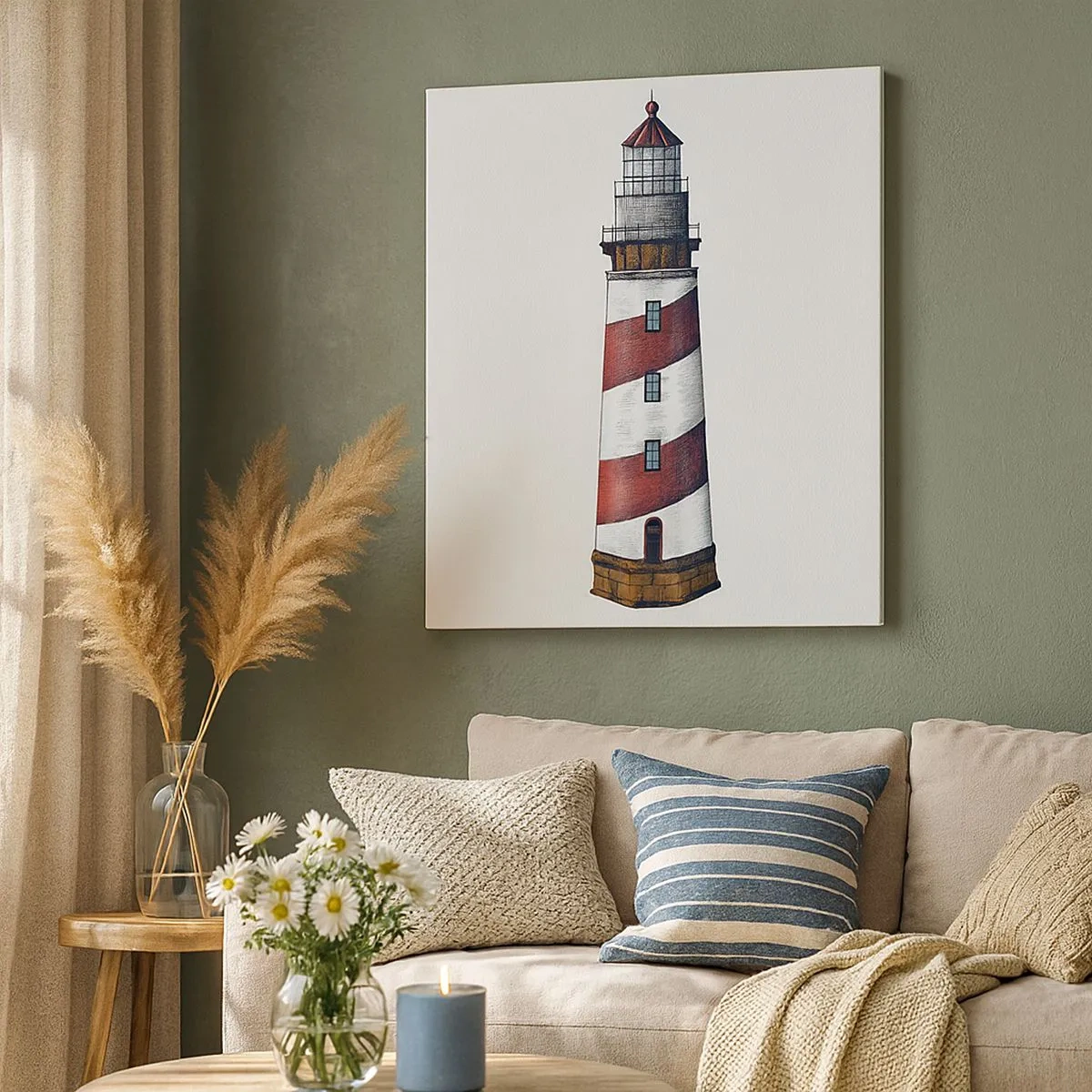 Tablou pe pânză - Întotdeauna de veghe - 30x30 cm