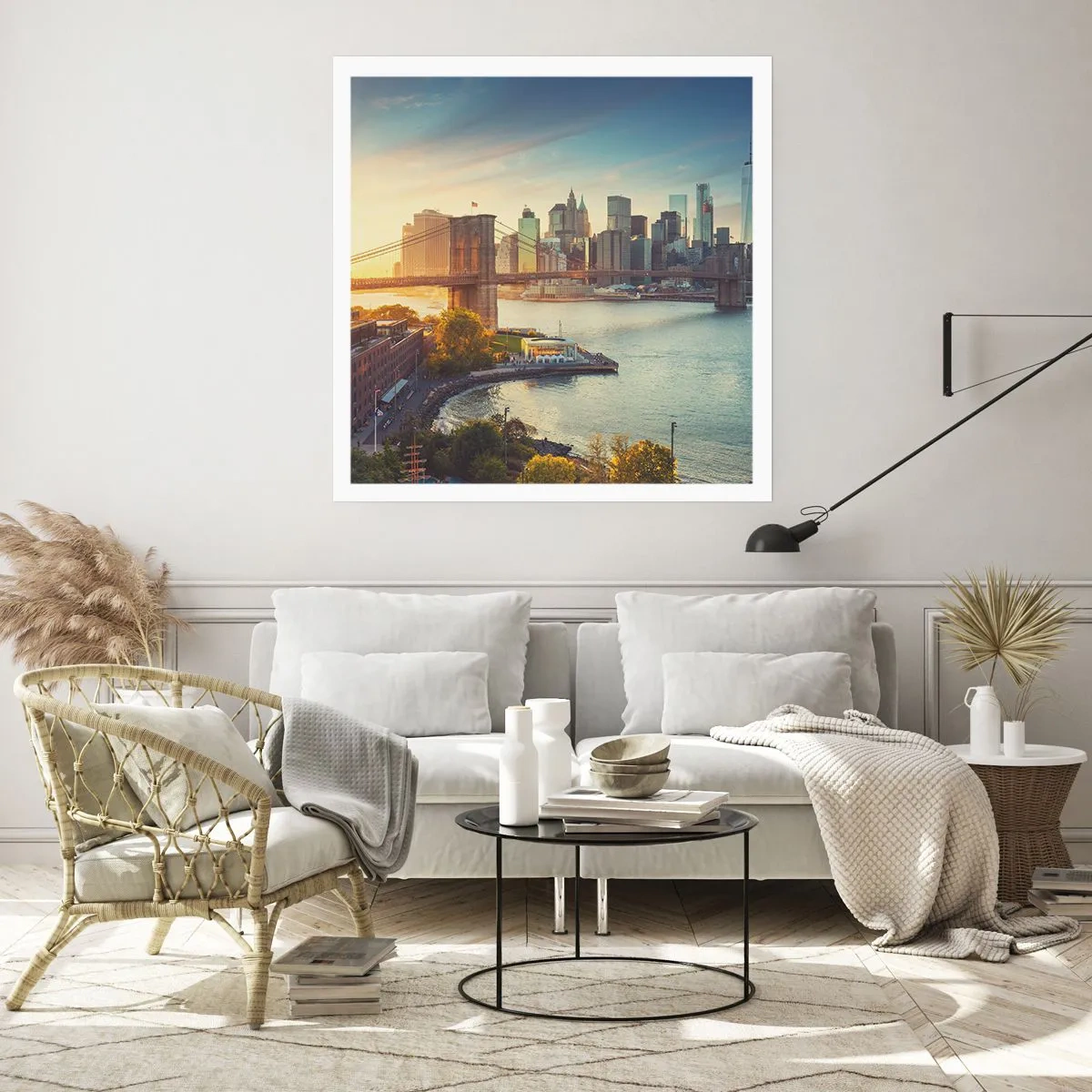 Poster - Zorii metropolitani - 60x60 cm