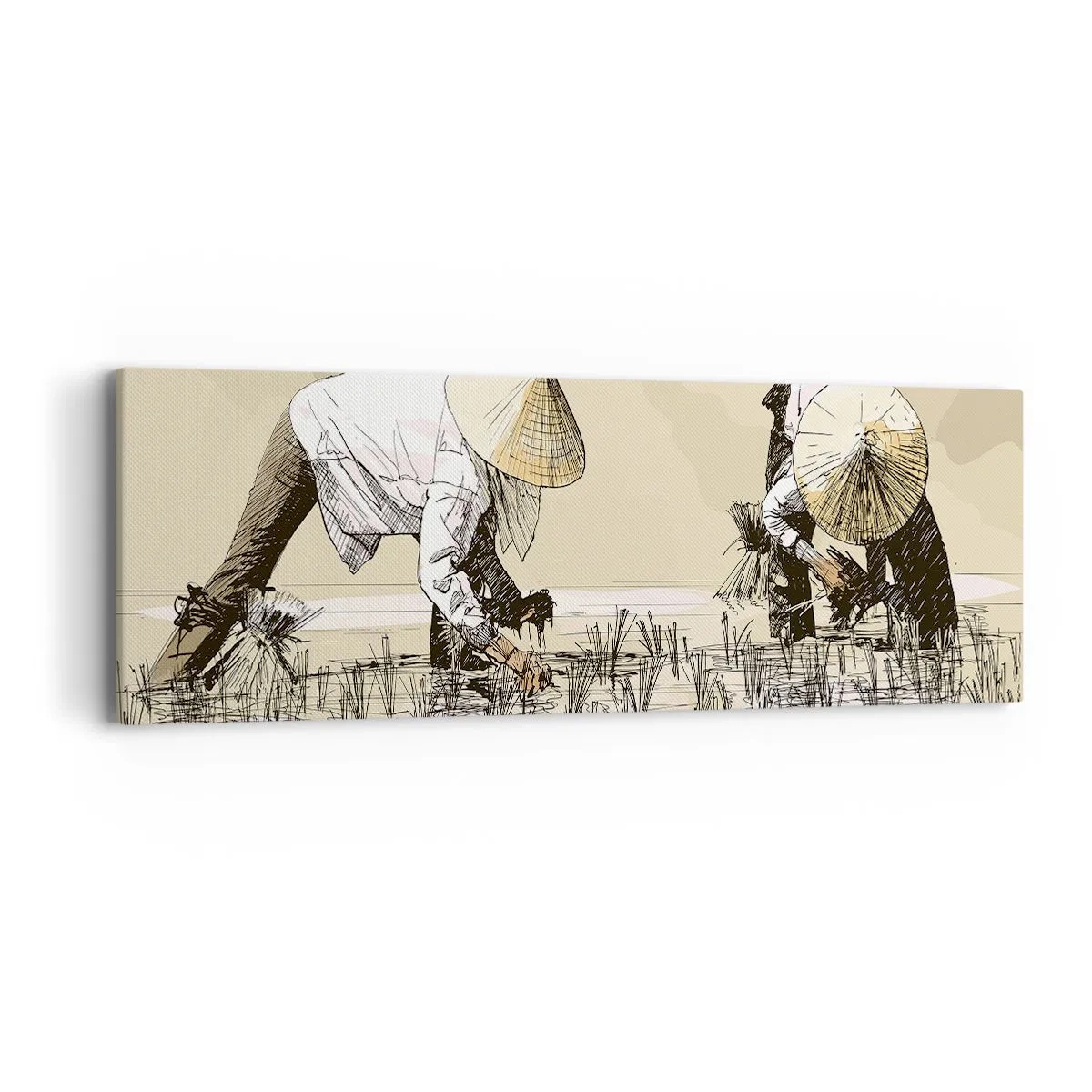 Tablou pe pânză - O recoltă reușită - 90x30 cm