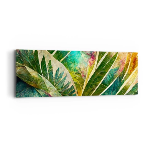 Tablou pe pânză - Culorile tropicelor - 90x30 cm
