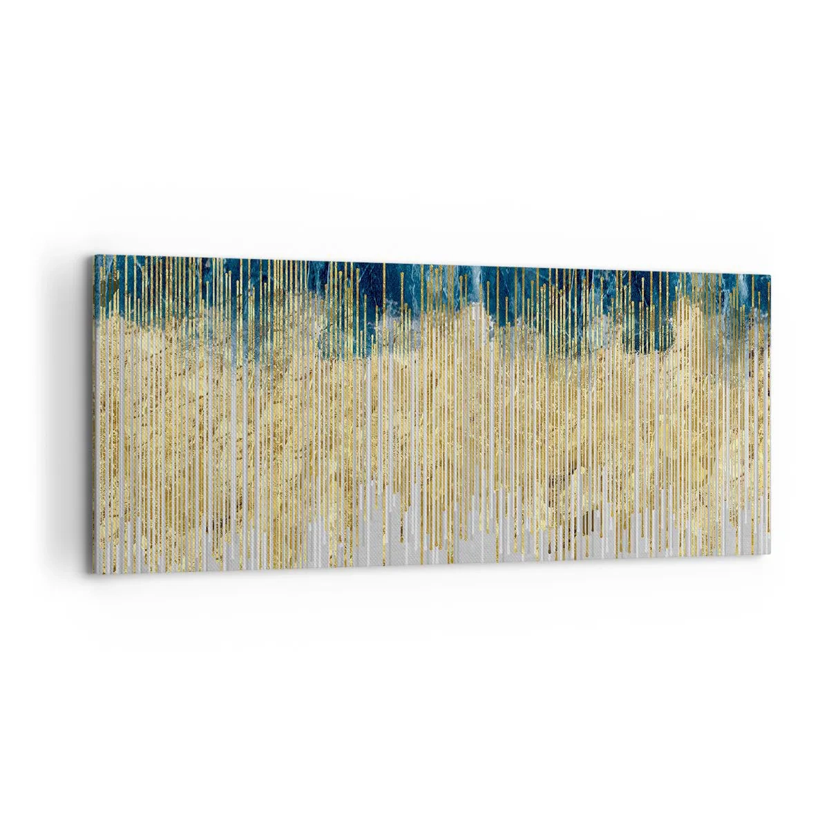 Tablou pe pânză - Granița aurită - 100x40 cm