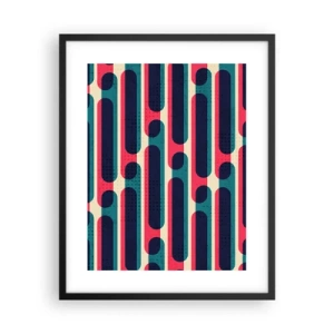 Poster în ramă neagră - Înăuntru și înainte - 40x50 cm