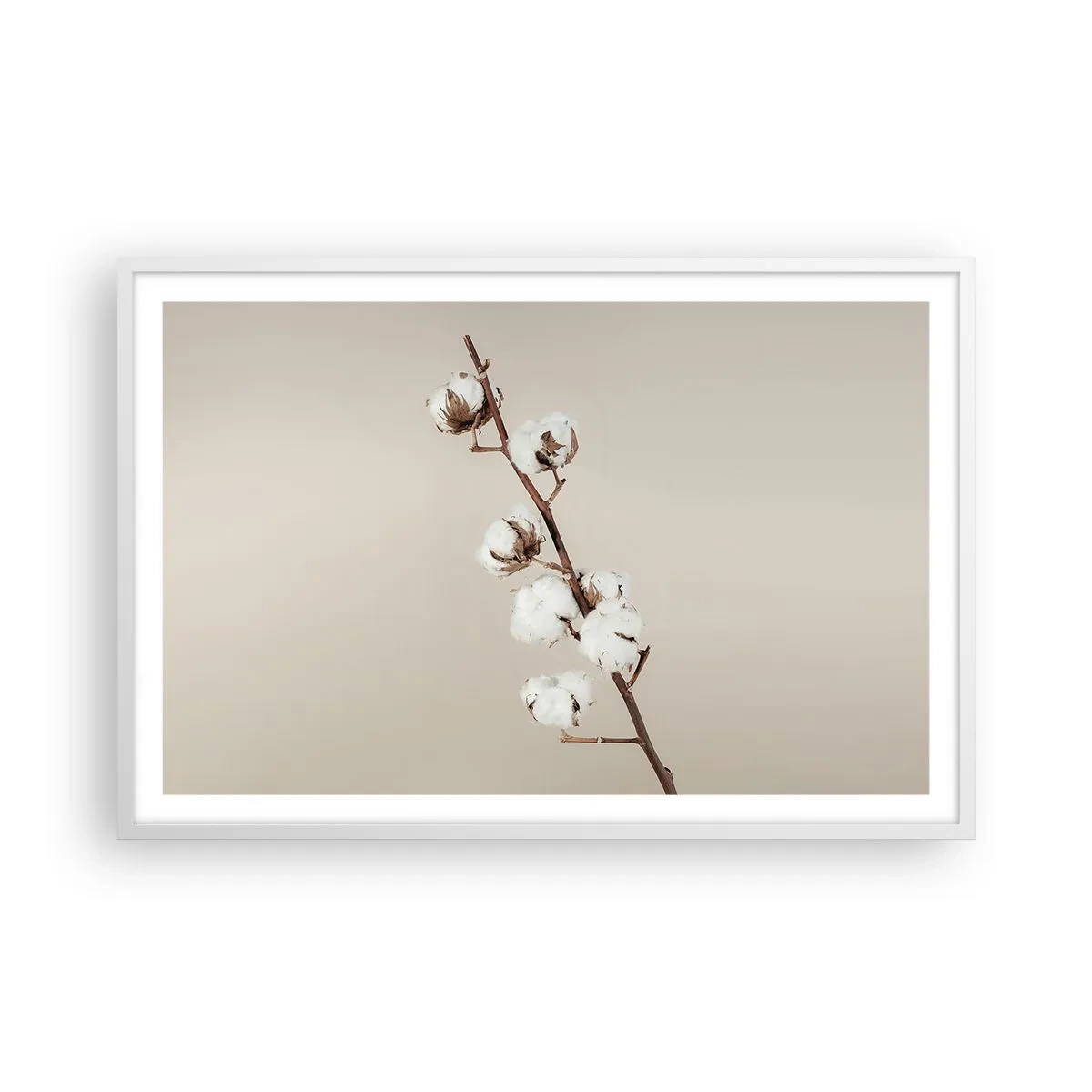 Poster în ramă albă - La sursa moliciunii - 91x61 cm