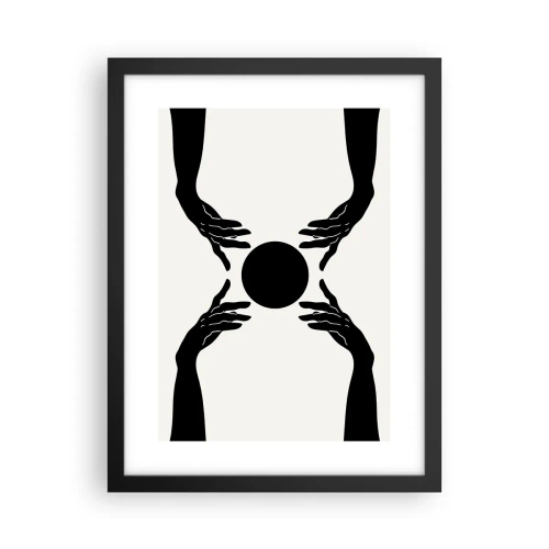 Poster în ramă neagră - Semnul secret - 30x40 cm