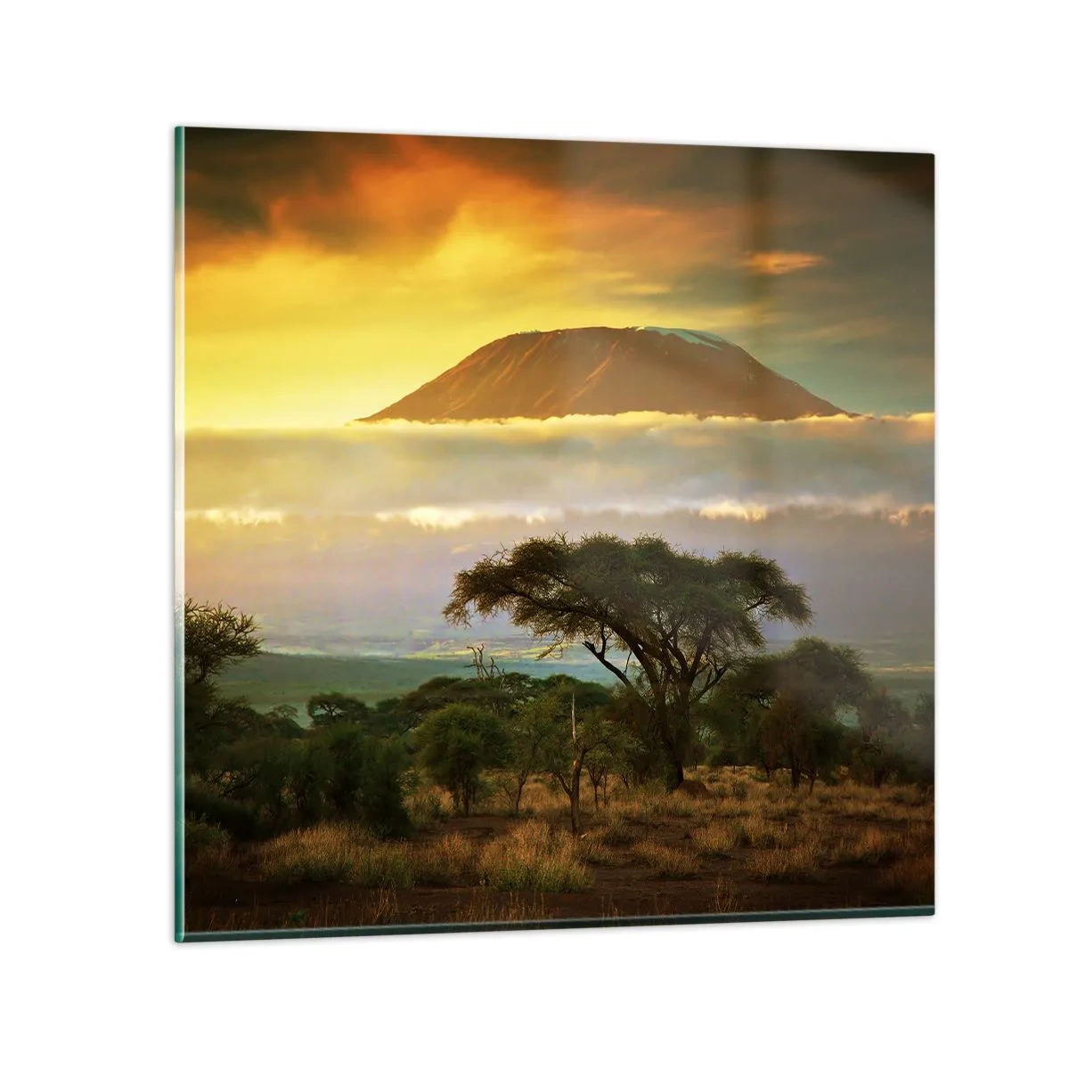 Tablou pe sticlă - Visul unui călător - 50x50 cm