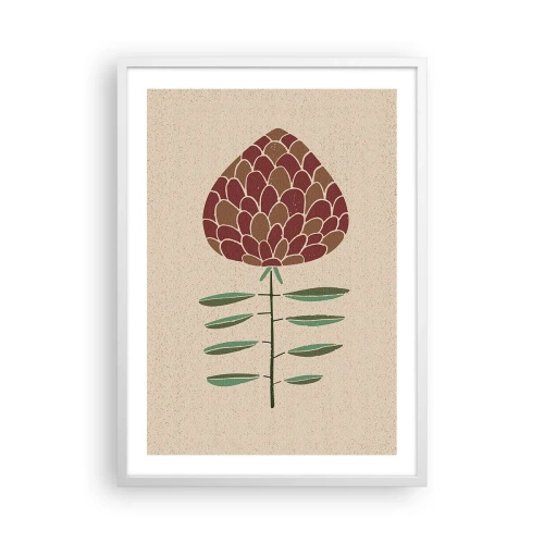 Poster în ramă albă - Deliciu pentru veveriță - 50x70 cm