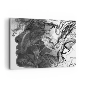 Tablou pe pânză - Încurcată în vise - 120x80 cm