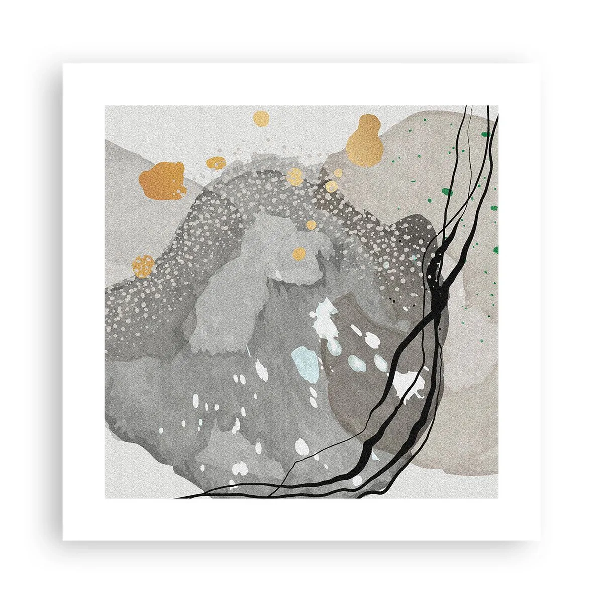 Poster - Compoziție organică - 40x40 cm