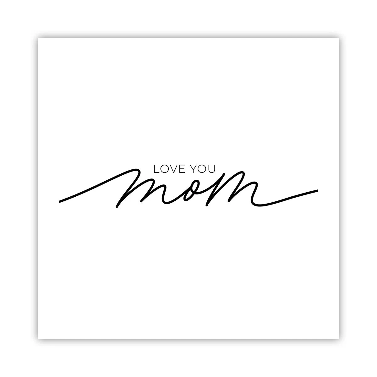 Poster - Mare emoție - 50x50 cm