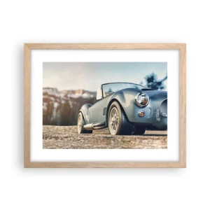 Poster în ramă de stejar deschis - Pentru că stilul contează - 40x30 cm