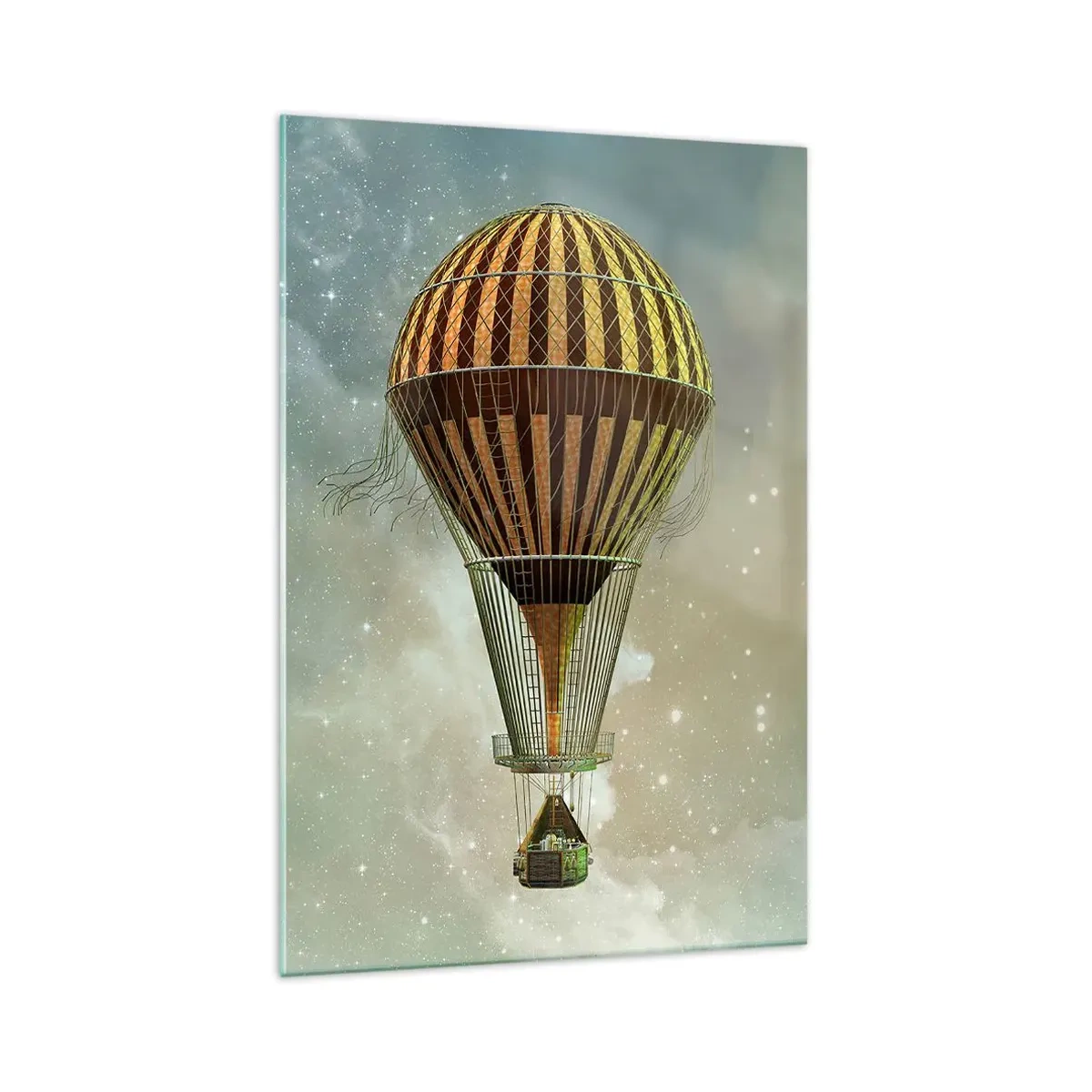 Tablou pe sticlă - Zboruri de pionierat - 70x100 cm