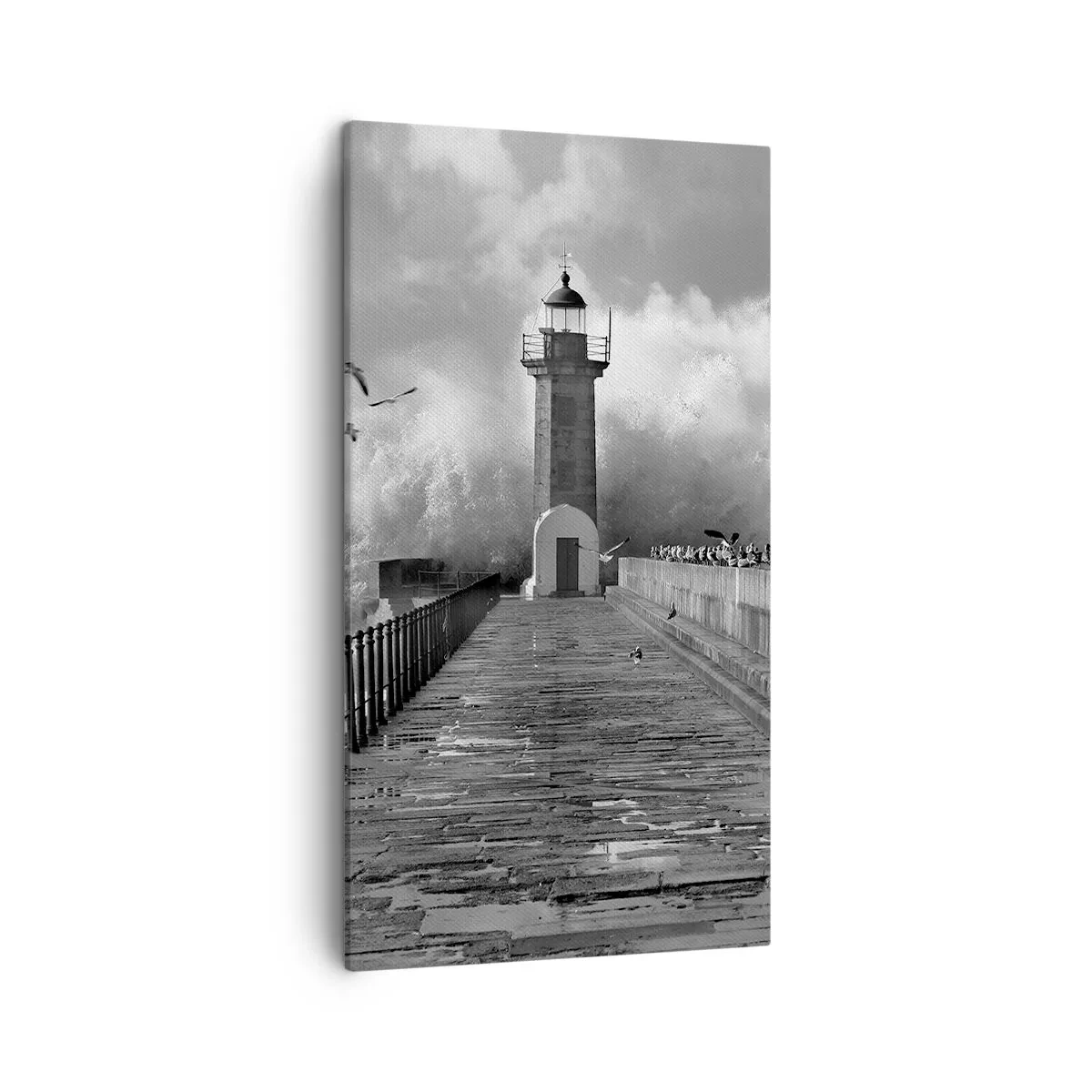 Tablou pe pânză - Fără frică  - 45x80 cm