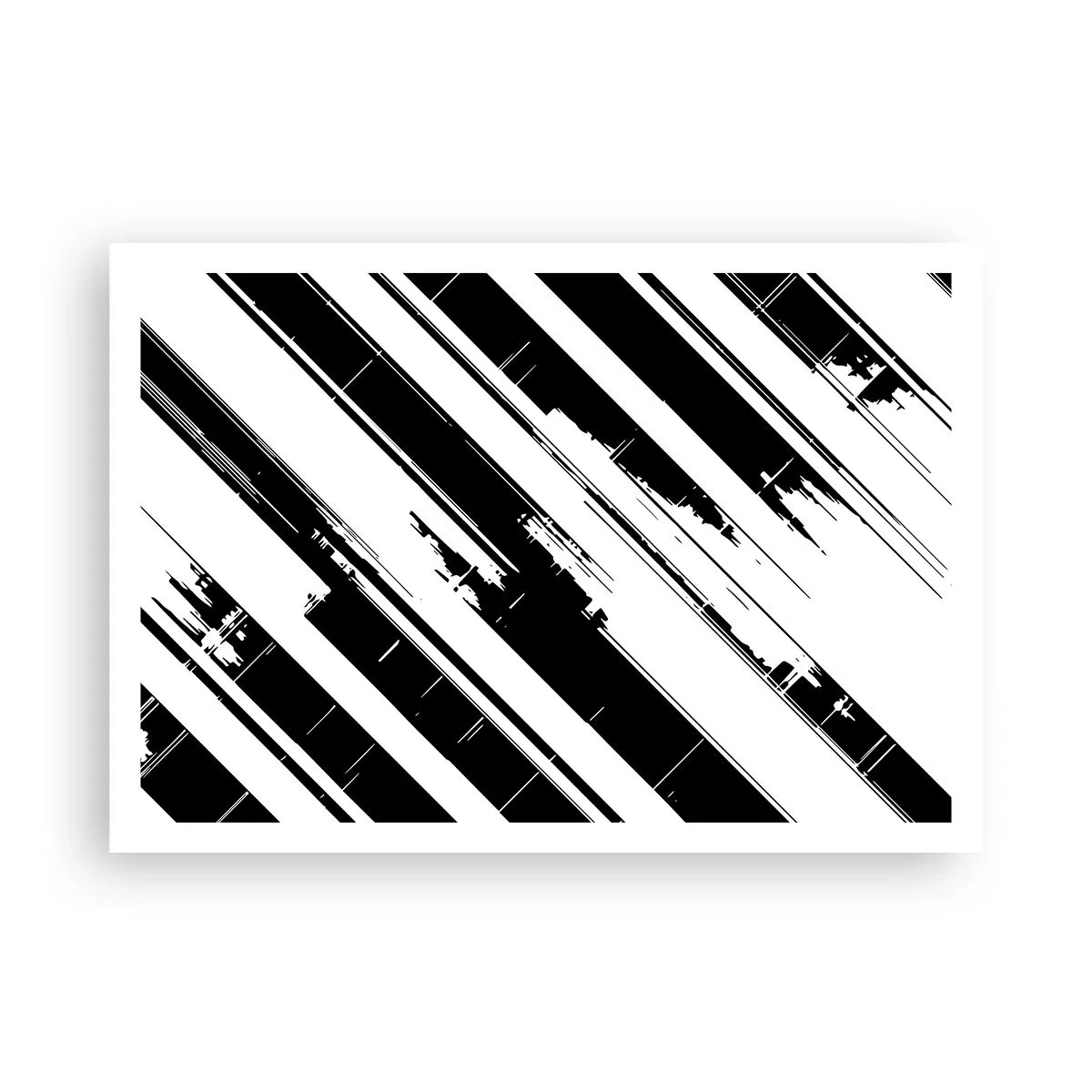 Poster - Compoziție intensă și dinamică - 100x70 cm