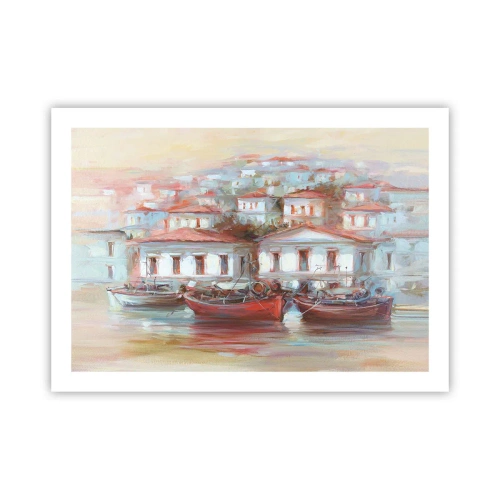 Poster - Orășel fericit - 70x50 cm