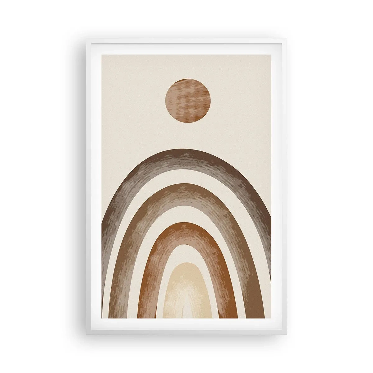 Poster în ramă albă - Într-o galaxie îndepărtată - 61x91 cm