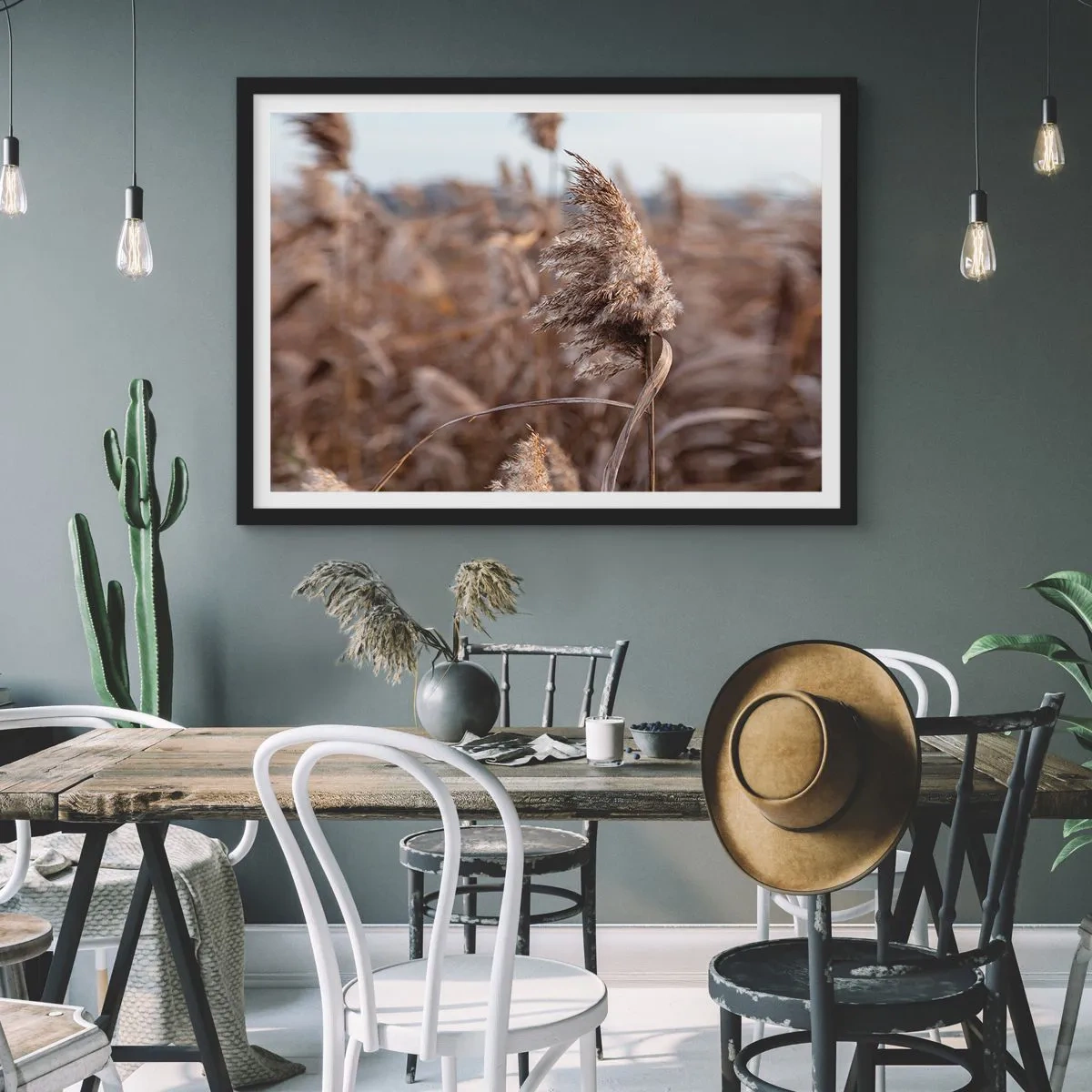 Poster în ramă neagră - E timpul să zbori cu vântul - 70x50 cm