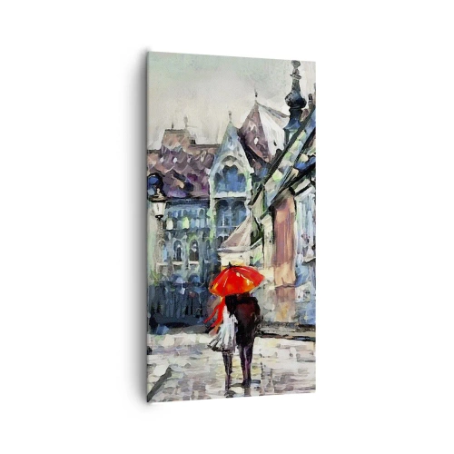 Tablou pe pânză - Ploaie pentru doi - 65x120 cm