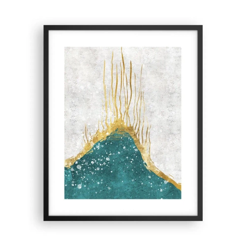Poster în ramă neagră - Mareea de aur - 40x50 cm