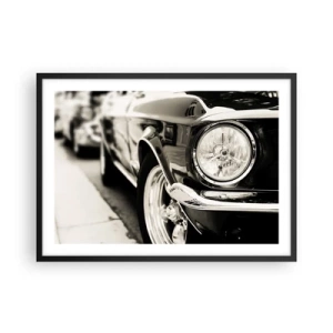 Poster în ramă neagră - Strălucire durabilă - 70x50 cm