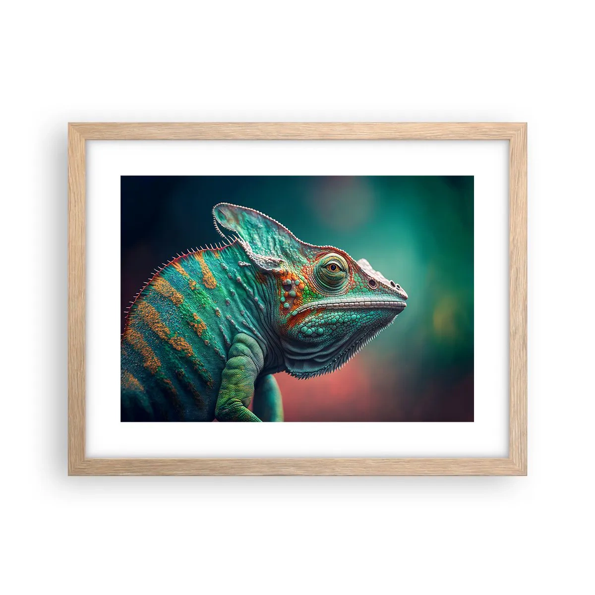 Poster în ramă de stejar deschis - Mă poți vedea? Nu e bine... - 40x30 cm