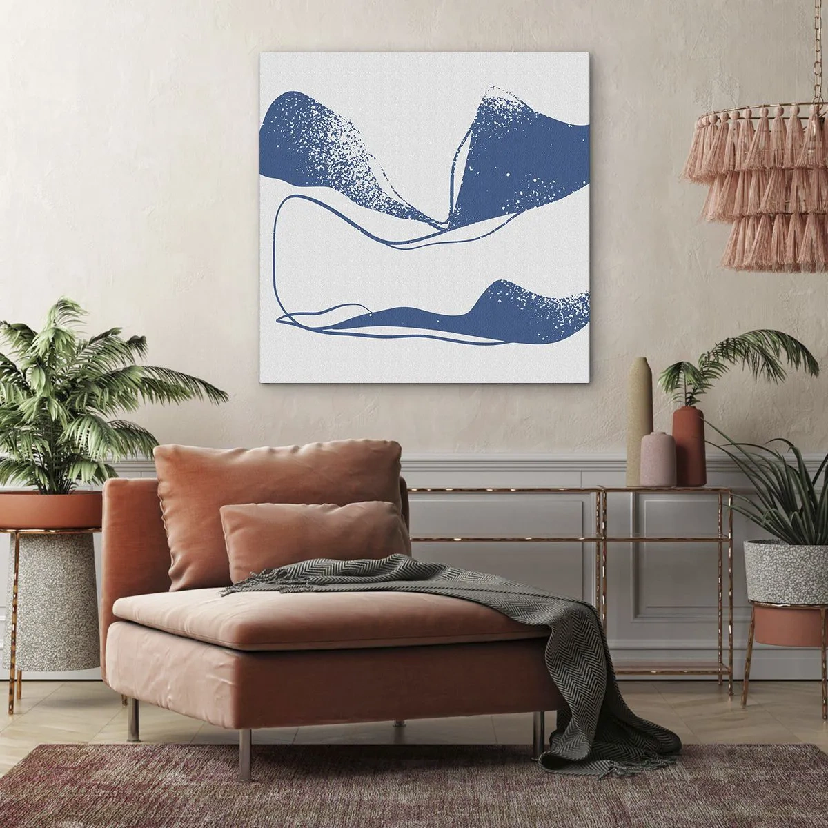 Tablou pe pânză - Abstracție înaripată - 30x30 cm