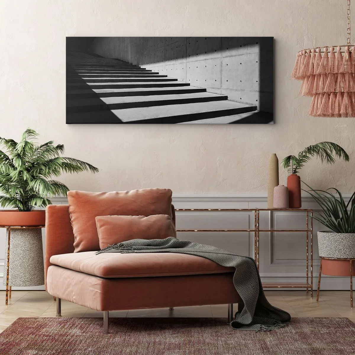 Tablou pe pânză - Frumusețea brută a modernismului - 160x50 cm