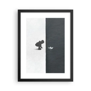 Poster în ramă neagră - Marea expediție - 30x40 cm