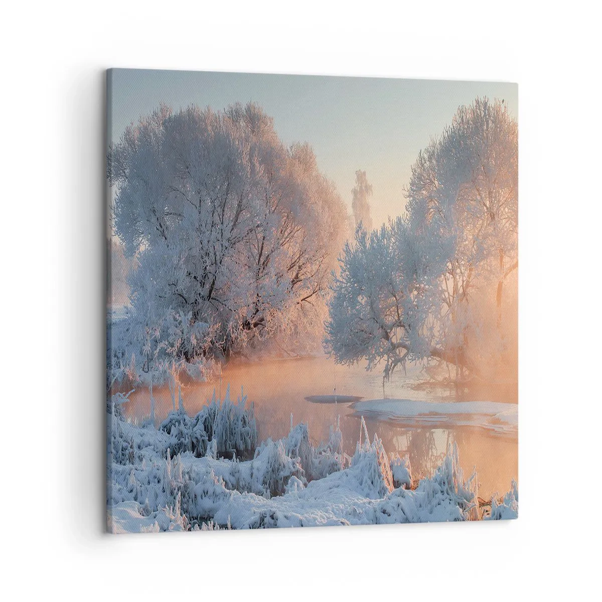 Tablou pe pânză - Totul strălucește în cristal însorit - 50x50 cm