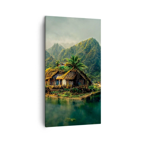 Tablou pe pânză - Paradisul tropical - 45x80 cm