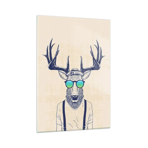 Tablou pe sticlă - Și la cine te așteptai? - 50x70 cm