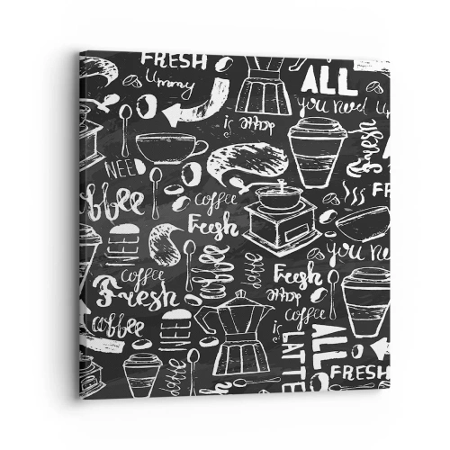 Tablou pe pânză - All you need is… - 30x30 cm