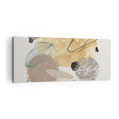 Tablou pe pânză - Fluiditatea aplicată - 100x40 cm