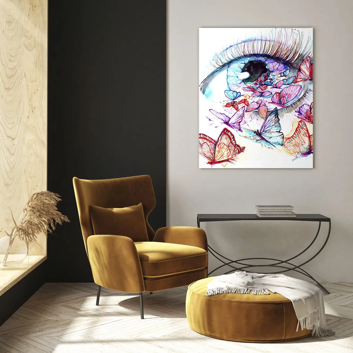 Tablou pe sticlă - Ochi de basm - 80x120 cm