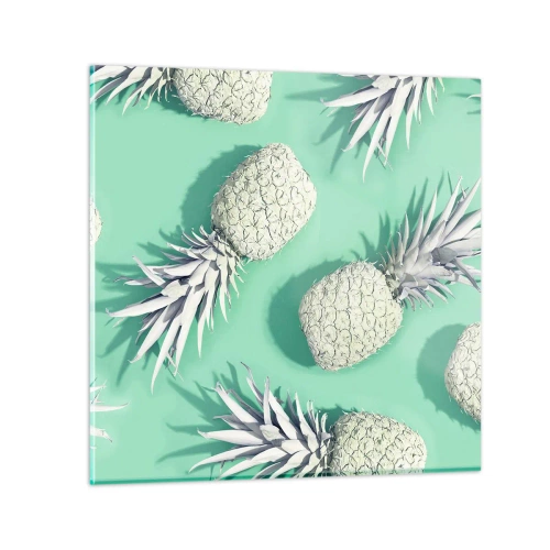 Tablou pe sticlă - Merge bine cu mentă - 30x30 cm