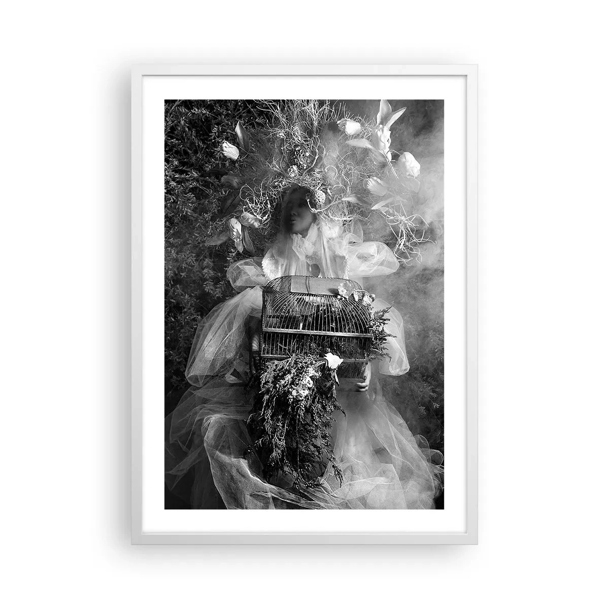 Poster în ramă albă - Mama însăși - Natura - 50x70 cm