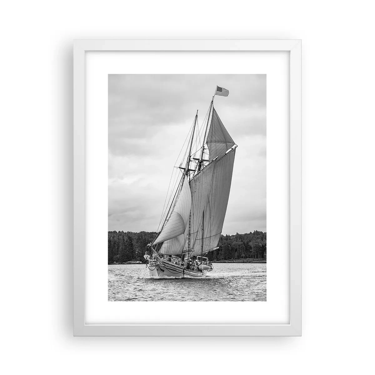 Poster în ramă albă - Frații vântului - 30x40 cm