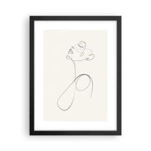 Poster în ramă neagră - Încâlcită în vise - 30x40 cm