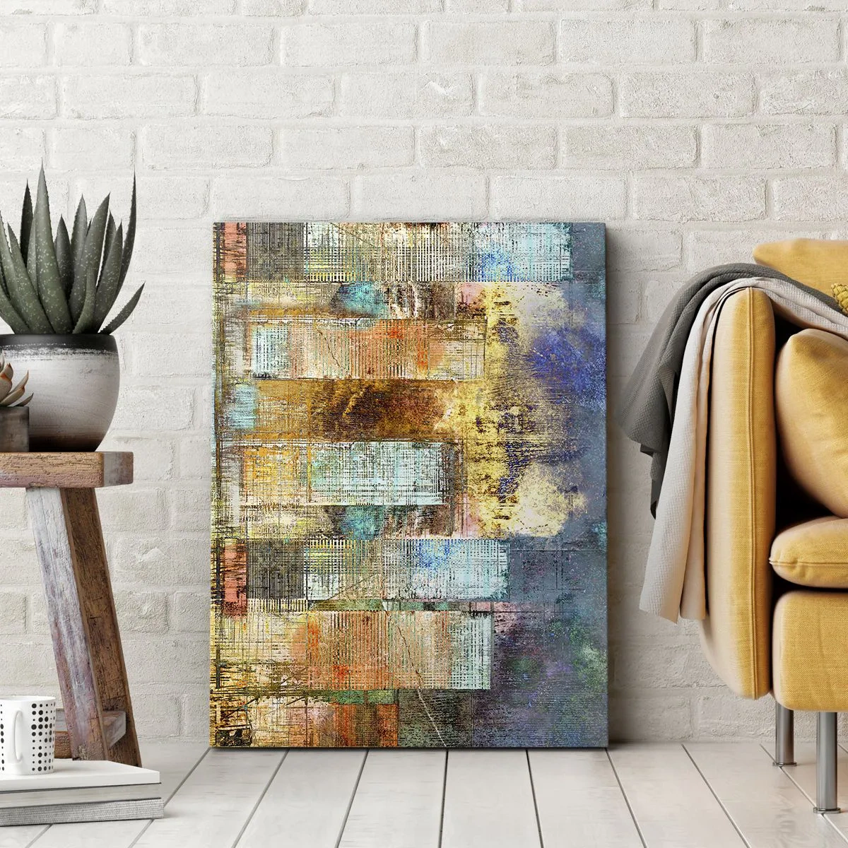 Tablou pe pânză - Metropola însorită - 55x100 cm