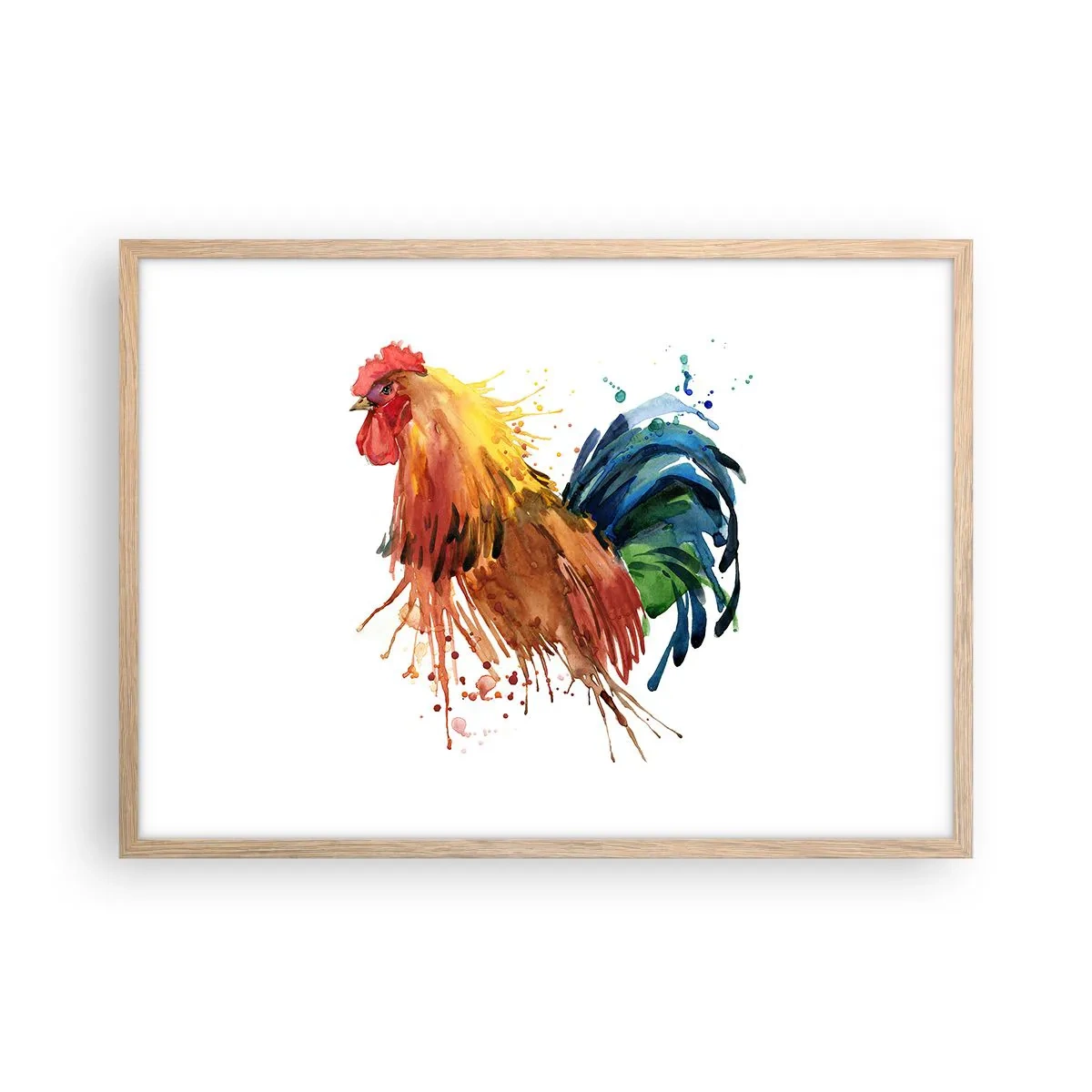 Poster în ramă de stejar deschis - Haina regală, mândria regală - 70x50 cm