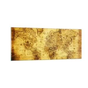 Tablou pe sticlă - Această lume ciudată - 100x40 cm
