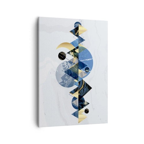 Tablou pe pânză - Peisaj geometric - 50x70 cm